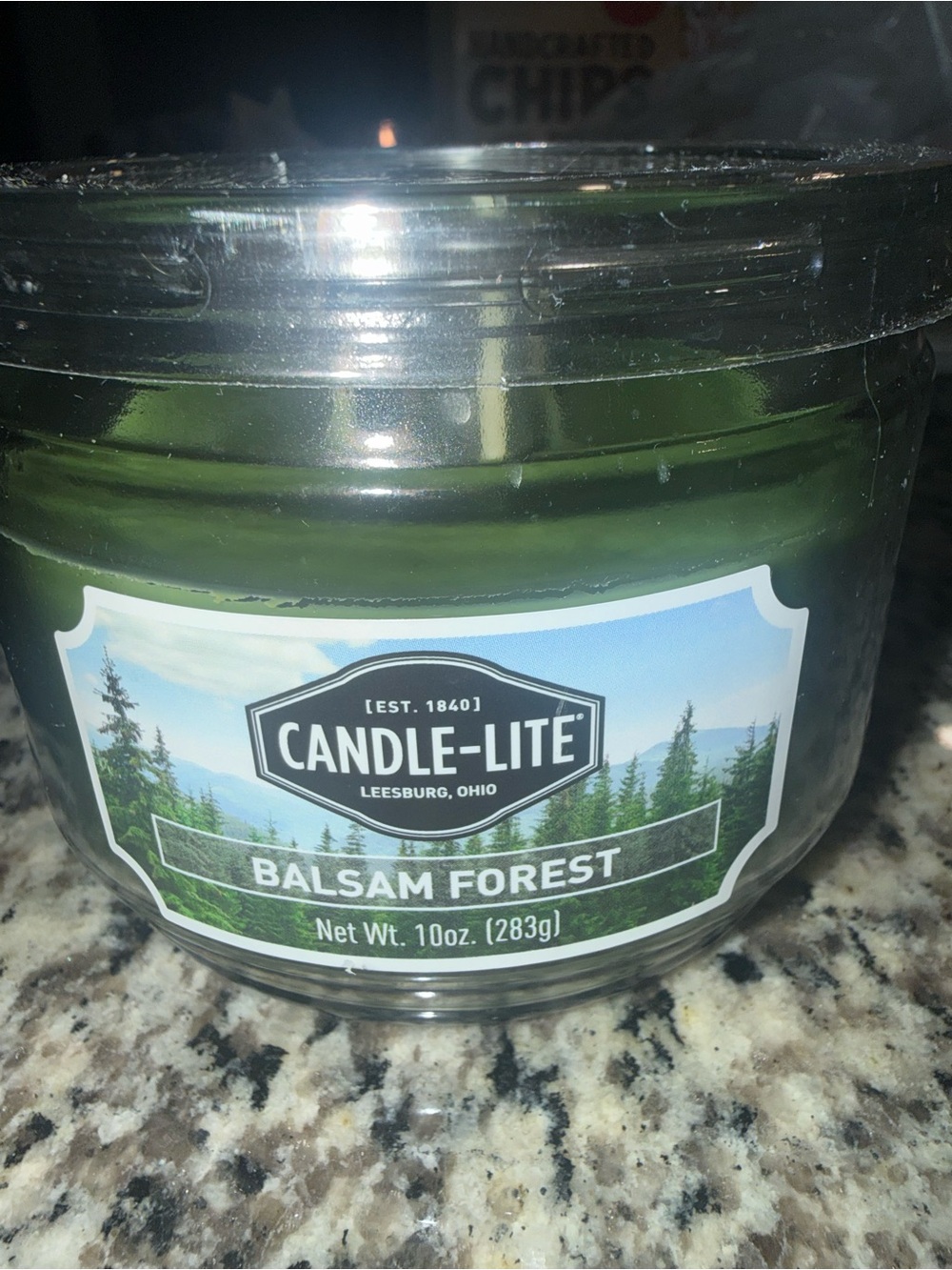 Candle-Lite Balsam Forest Scented Candle - Green